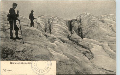 Glärnisch-Gletscher - Bergsteiger
