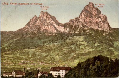 Kloster Ingenbohl mit Schwyz