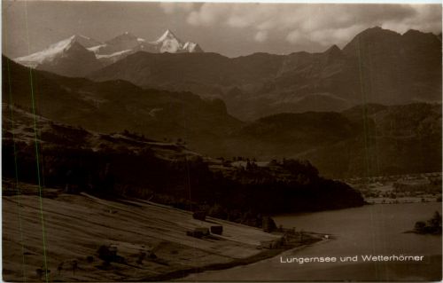 Lungernsee und Wetterhörner