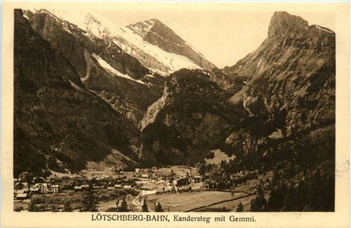 Kandersteg - Lötschberg-Bahn
