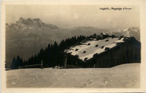 Leysin - Paysage d hiver