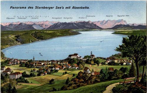Panorama des Starnberger See