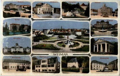 Weimar - Mehrbildkarte