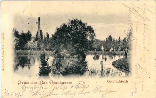 Gruss aus Bad Oeynhausen - Goldfischteich