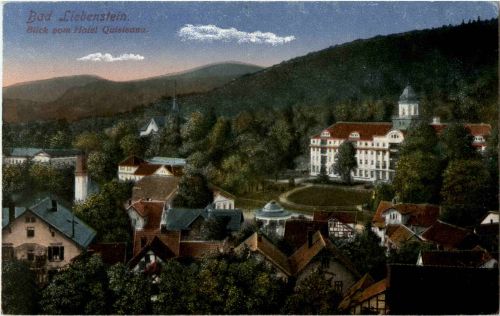 Bad Liebenstein - Blick vom Hotel Quisisana