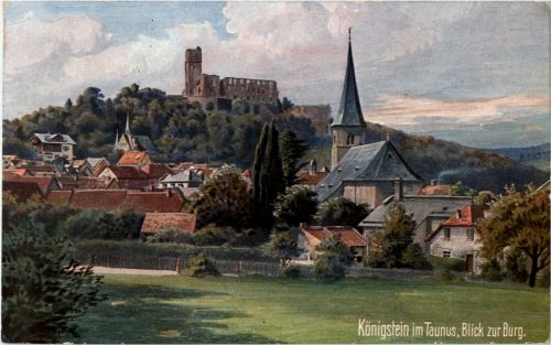 Königstein im Taunus - Blick zur Burg