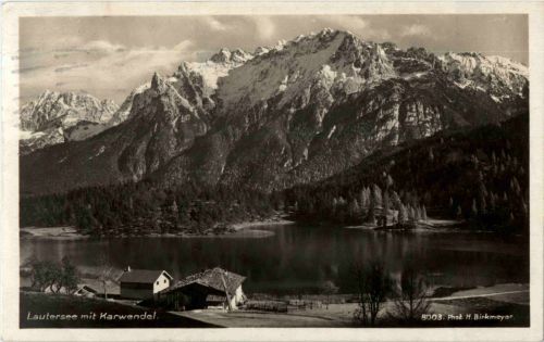 Mittenwald - Lautersee mit Karwendel