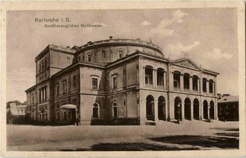 Karlsruhe - Grossherzogl. Hoftheater