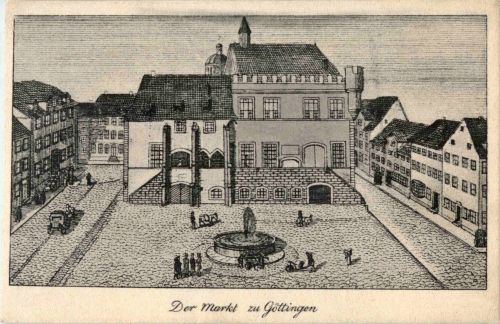 Der Marrkt zu Göttingen