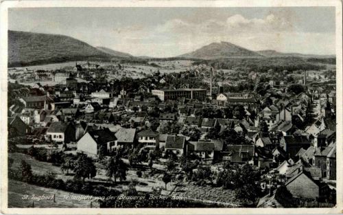 St. Ingbert - Teilansicht von der Brauerei Becker