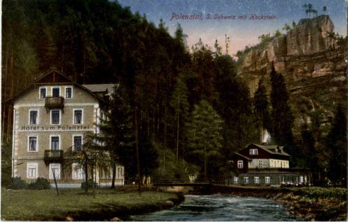 Polenztal mit Hockstein