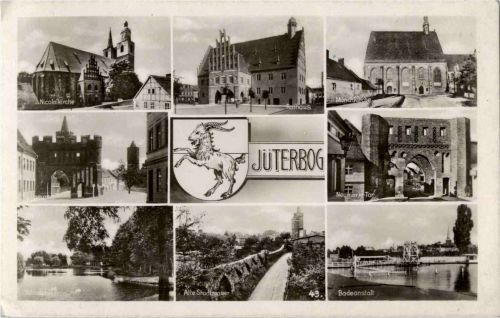 Jüterbog - Mehrbildkarte