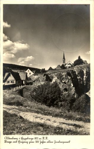 Altenberg im Erzgebirge - Eingang zum Zinnbergwerk