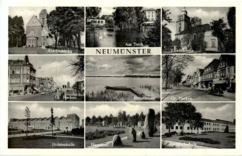 Neumünster - Mehrbildkarte