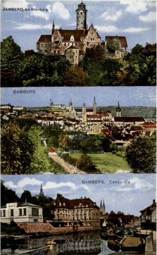 Bamberg - Mehrbildkarte