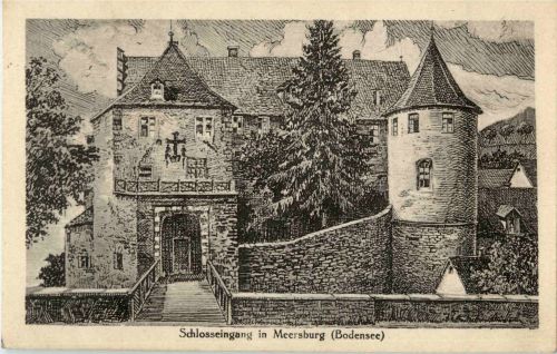 Schlosseingang in Meersburg