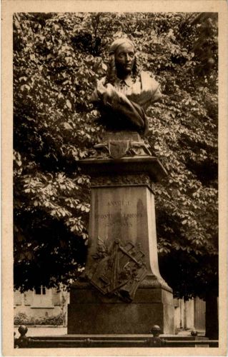 Meersburg am Bodensee - Denkmal Annette von Droste-Hülshoff