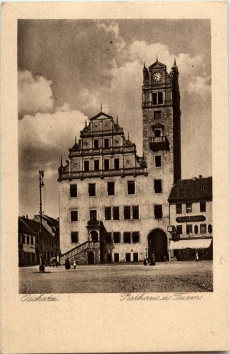 Oschatz - Rathaus am Turm