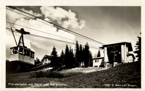 Bregenz - Pfänderbahn mit hotel und Bergstation