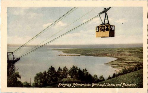 Bregenz - Pfänderbahn - Blick auf Lindau