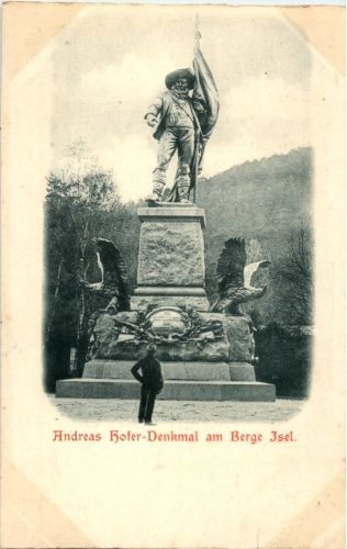 Innsbruck - Andreas Hofer Denkmal - Rückseite Schloss Weiherburgg