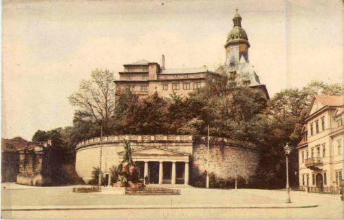 Sondershausen - Schloss mit Marktplatz