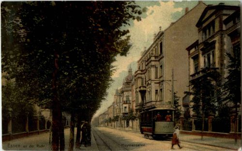 Essen an der Ruhr - Huyssenalle - Strassenbahn