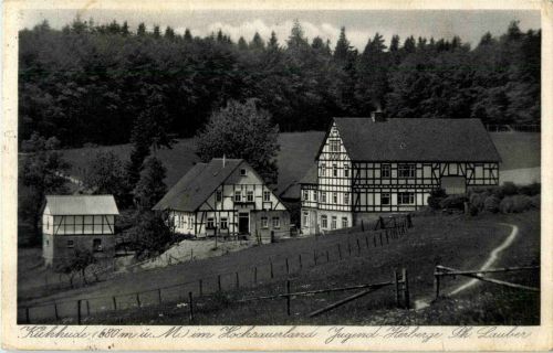 Kühhude im Hochsauerland - Jugendherberge
