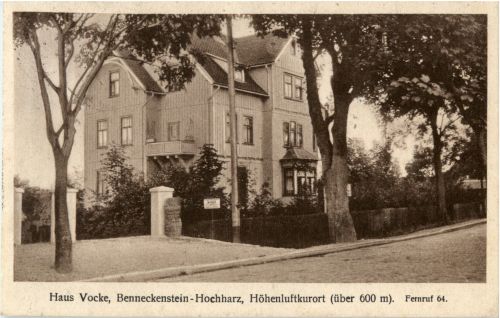 Benneckenstein-Hochharz - Haus Vocke