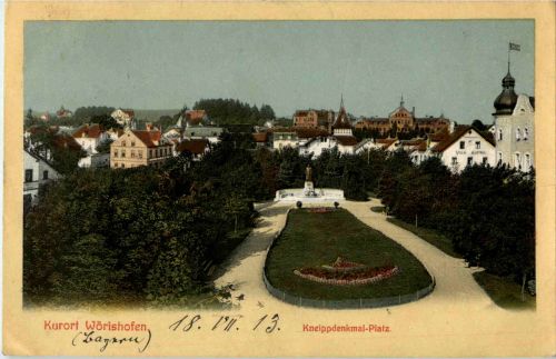 Bad Wörishofen - Kneippdenkmal-Platz