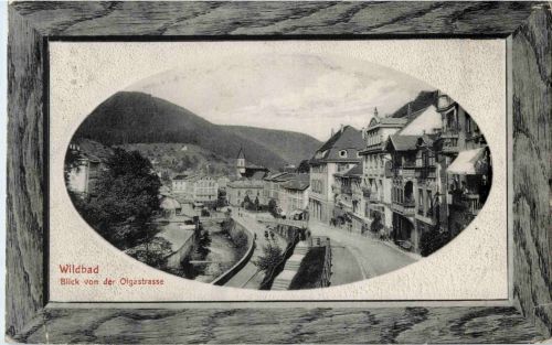 Wildbad - Blick von der Olgastrasse