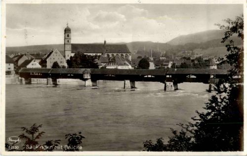 Säckingen mit Brücke