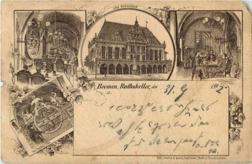 Bremen Ratskeller - Vorläufer 1892