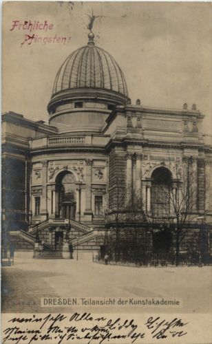 Dresden - Kunstakademie - Fröhliche Pfingsten