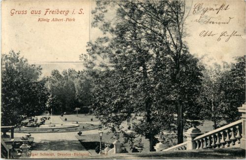 Gruss aus Freiberg - König Albert Park