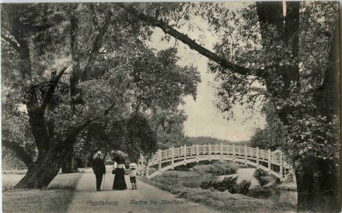 Magdeburg - Partie im Stadtpark