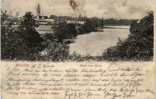 Wörlitz - Blick vom Stein