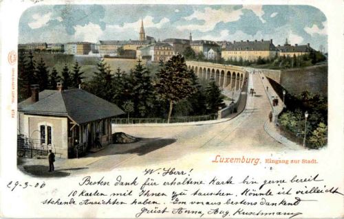 Luxembourg - Eingang der Stadt