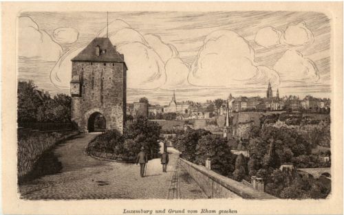 Luxembourg - Grund von Rham gesehen