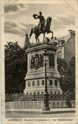 Luxembourg - Monument de Guillaume II