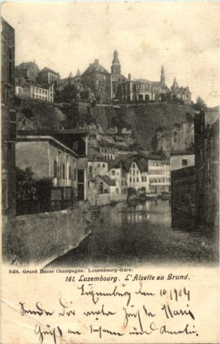 Luxembourg - L Alzette au Gund