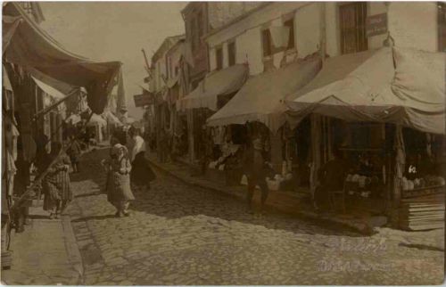 Türkenviertel in Uskub Skopje - Hauptstrasse
