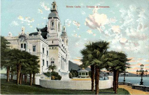 Monte Carlo - Theatre et terasses