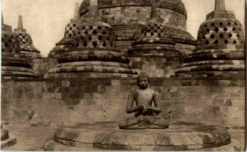 Indonesia Baraboeder - Gezicht op Bouddha