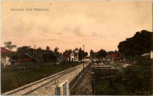 Indonesia Bandoeng - Spoorhjn door
