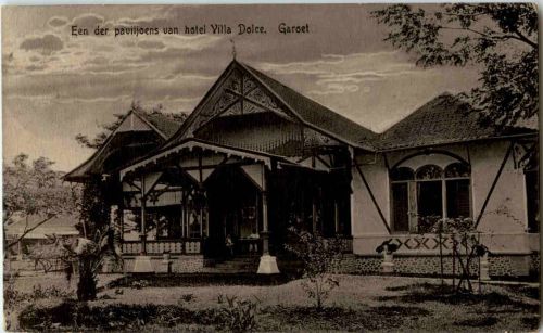 Indonesia Garoet - Een der paviljoens von hotel villa Dolce