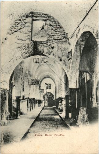 Tunis - Bazar d etoffes