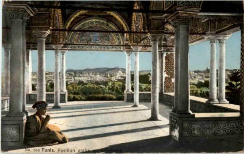Tunis - Pavillon arabe au Belvedere