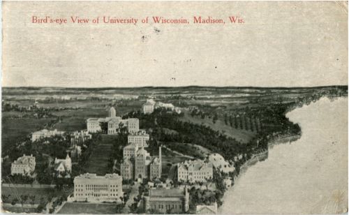 Madison - Birds Eye View University of Wisconsin