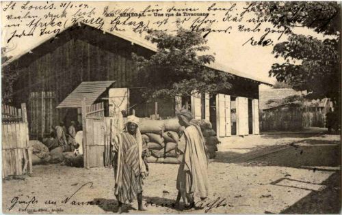 Senegal - Une rue de Tivaouane